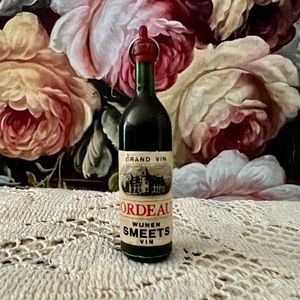 Vintage Collectible Wine Bottle Charm